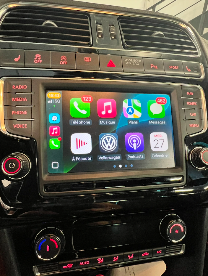 CarPlay activé sur polo gti 2019