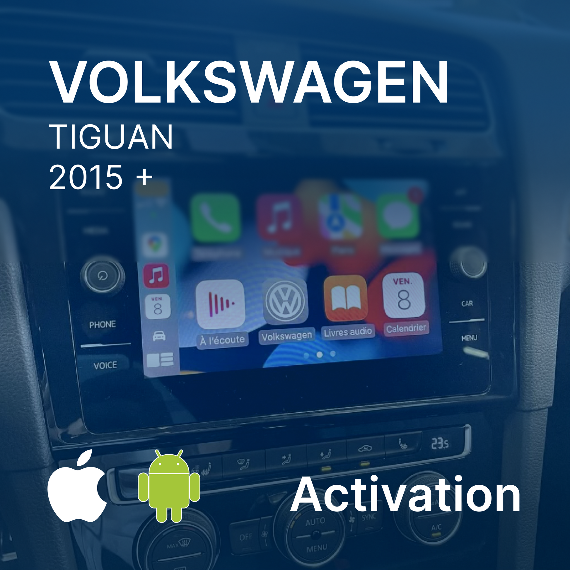 Activation Apple CarPlay & Android AUTO (app connect) sur Volkswagen Tiguan via carte SD
