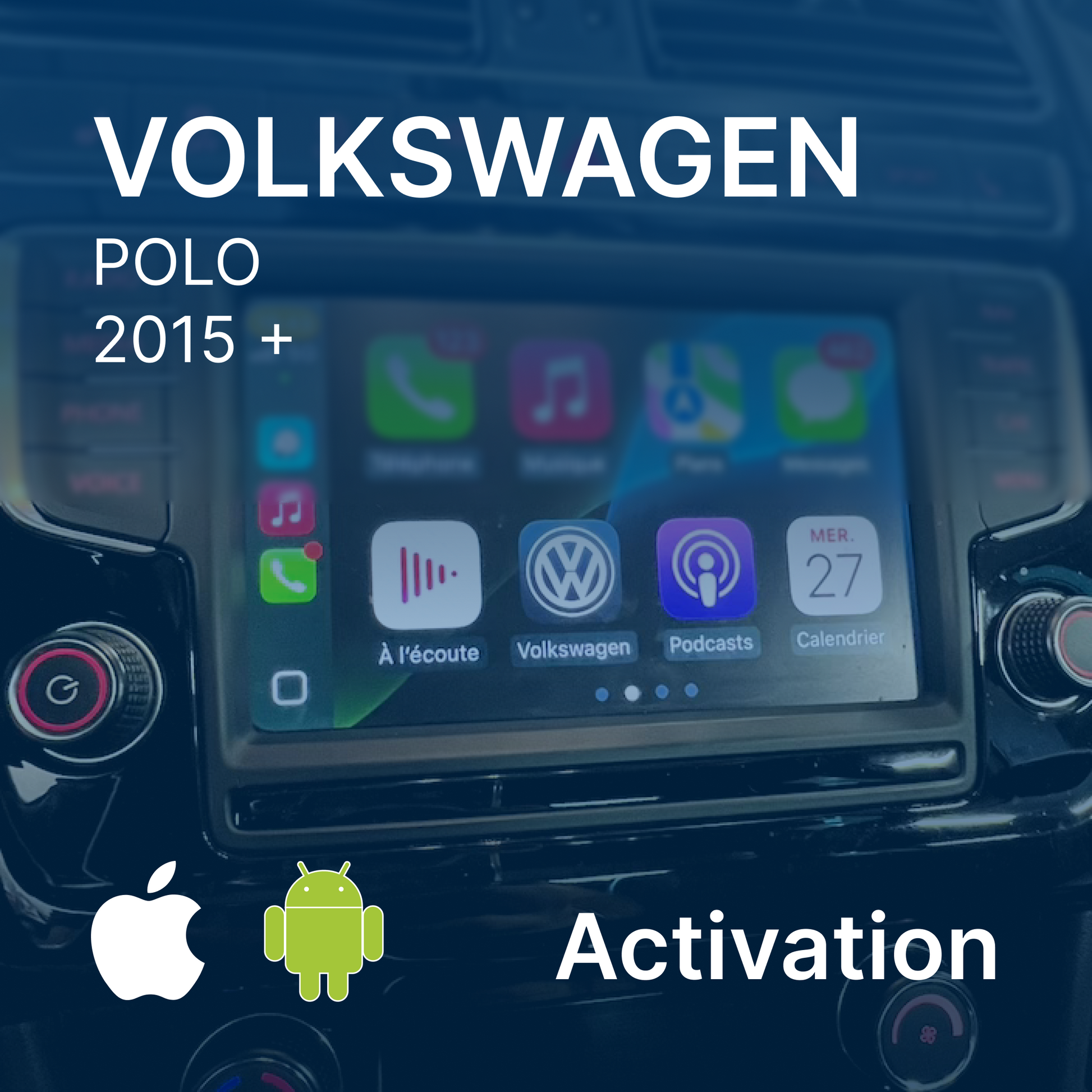 Activation app connect / Apple CarPlay & Android AUTO sur Volkswagen Polo via carte SD