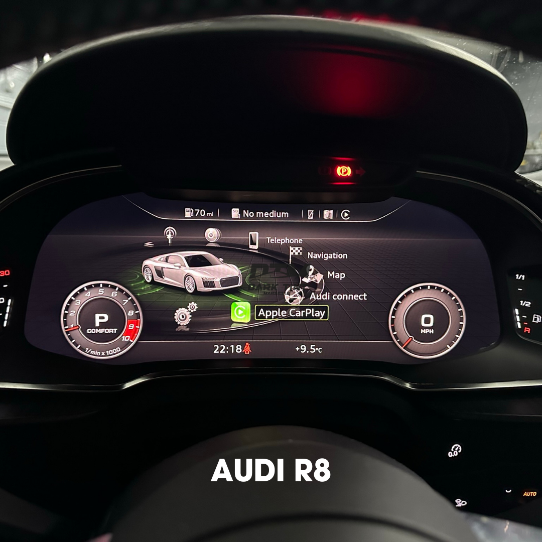 apple CarPlay sur Audi R8