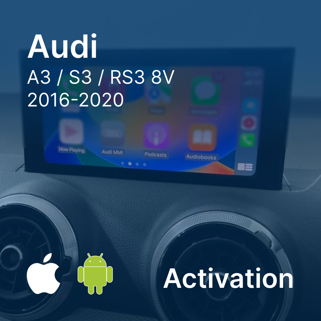 Activation Apple CarPlay / Android Auto pour Audi A3, S3 et RS3 2018 : Le guide complet
