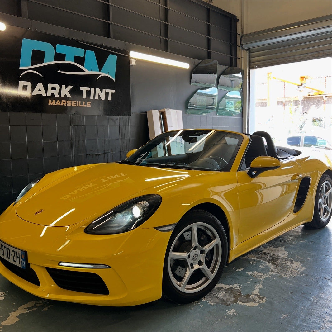 Activation CarPlay &amp; Android Auto sur Porsche Boxster 2018 à Aubagne – Navigation PCM, Cartes 2025 et Antenne GPS OEM installées