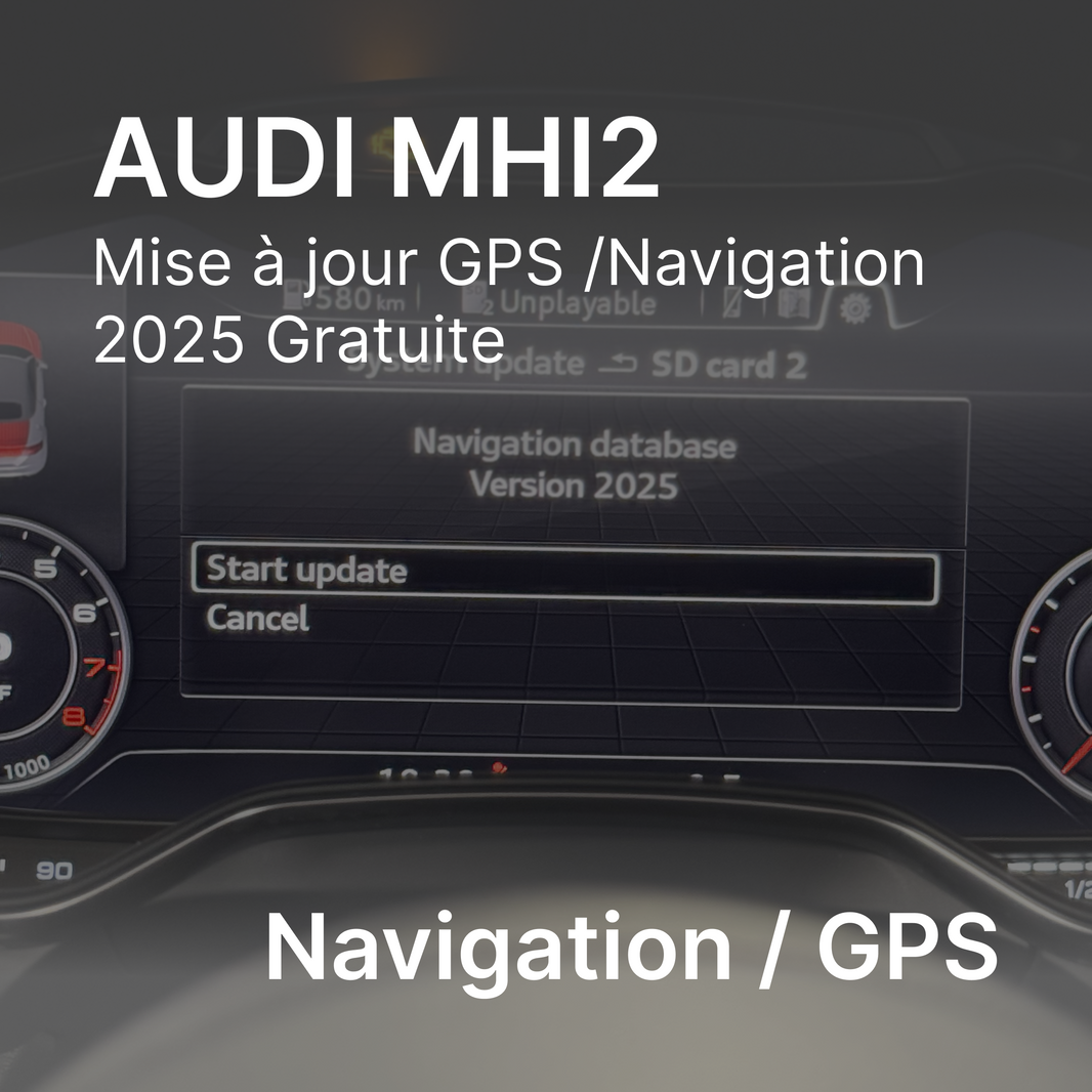 Télécharger la mise à jour GPS Audi 2025 gratuitement