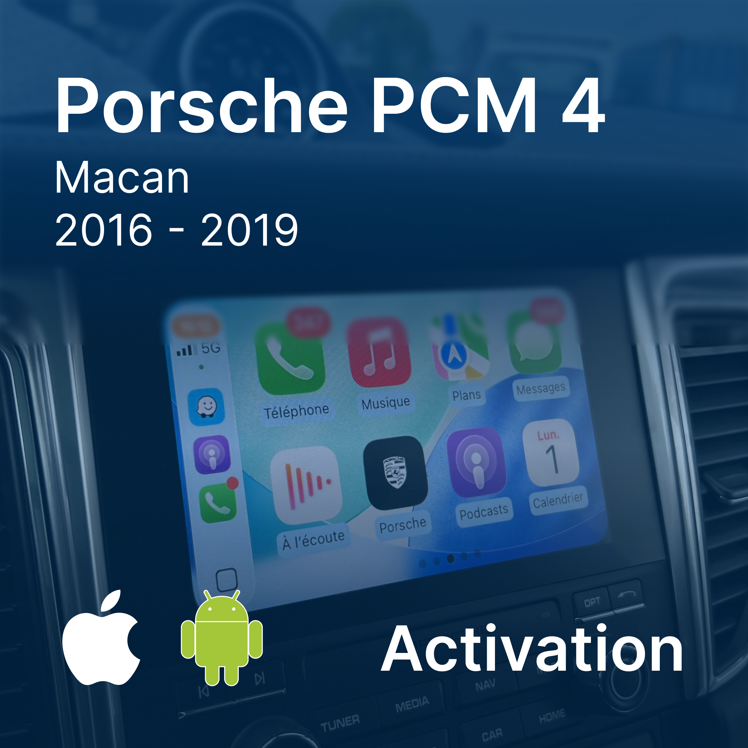 Activation Apple CarPlay & Android Auto | Porsche Macan PCM 4