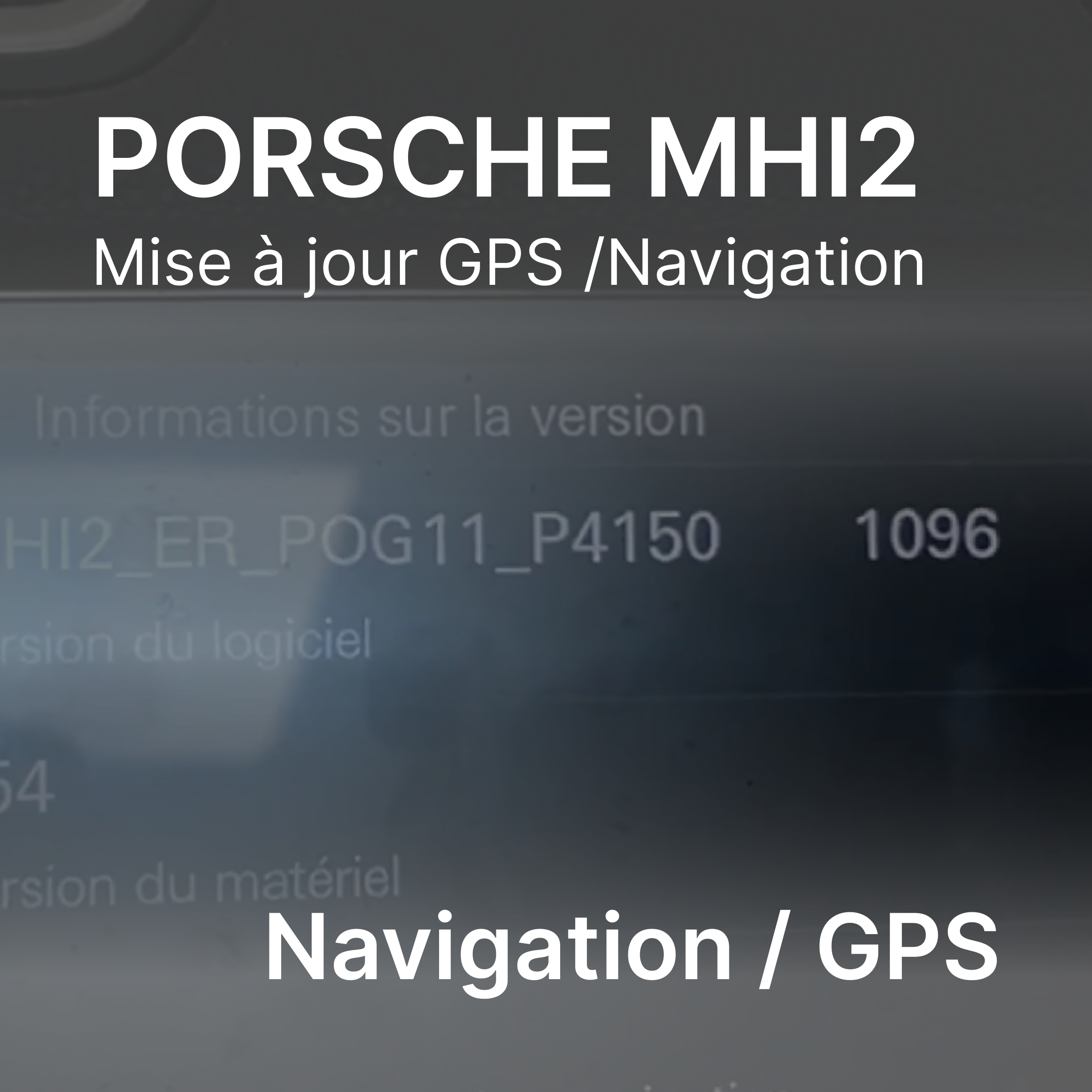 Porsche MHI2 Mise à Jour GPS / Navigation 2026