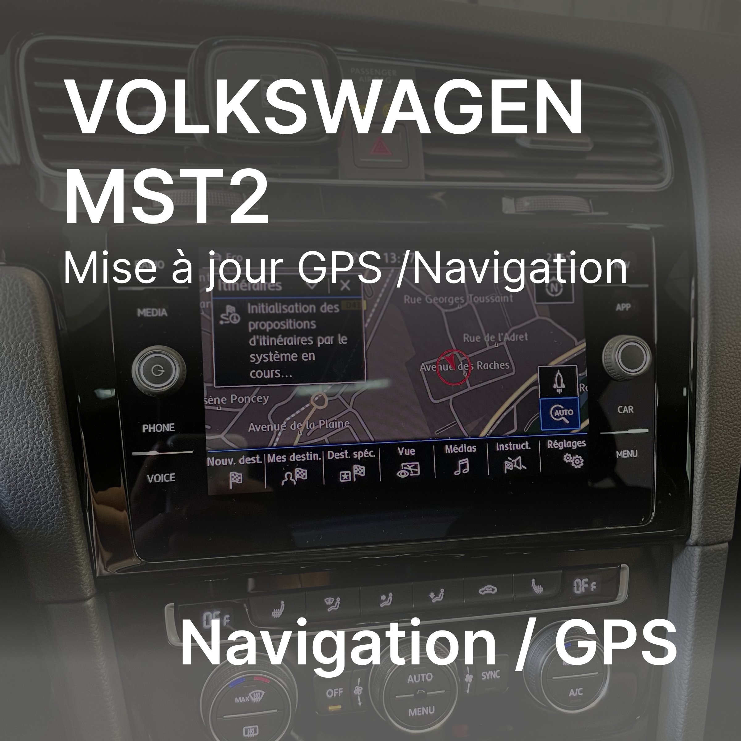Volkswagen MST2 Mise à Jour GPS /Navigation 2026