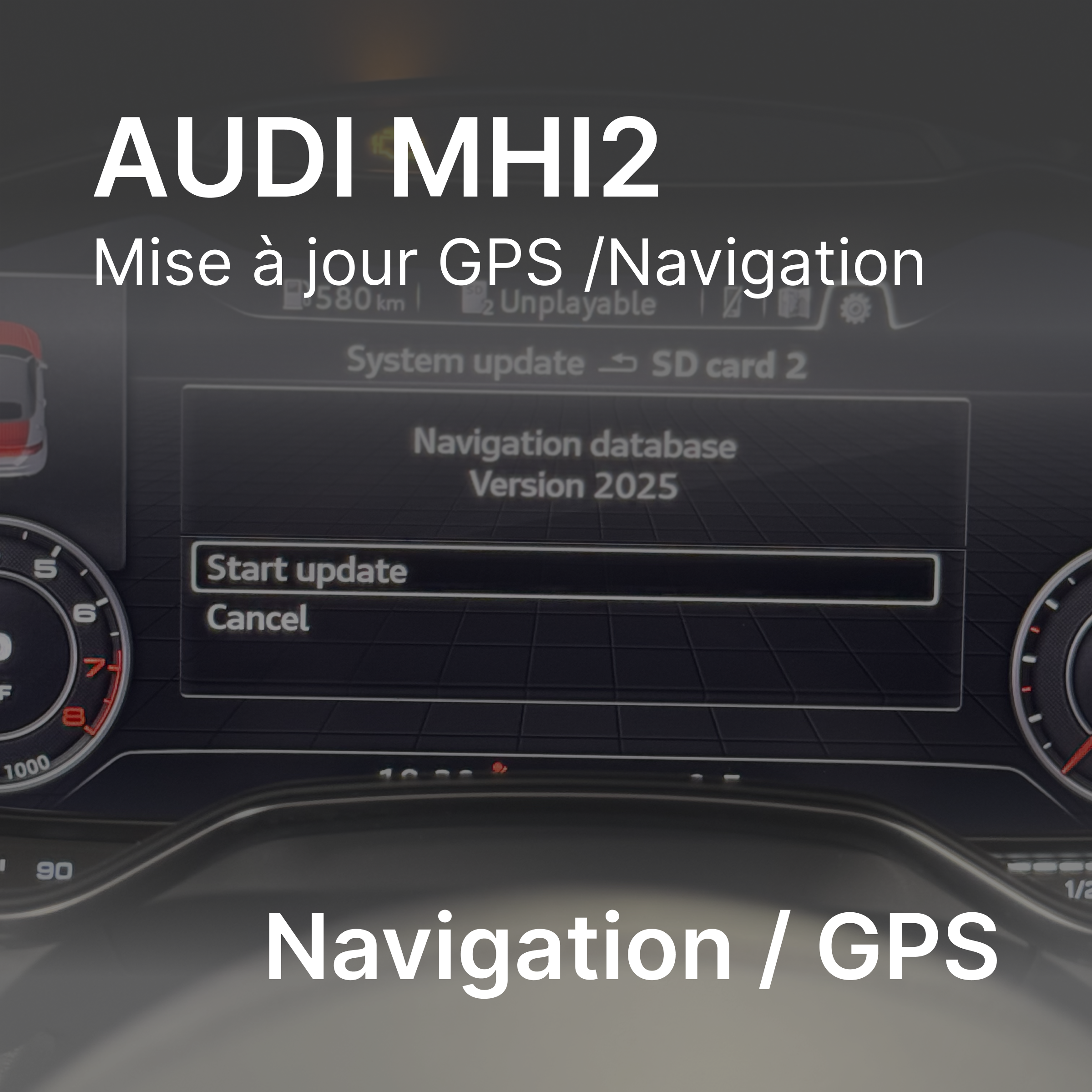 Audi MHI2 Mise à Jour GPS /Navigation 2026